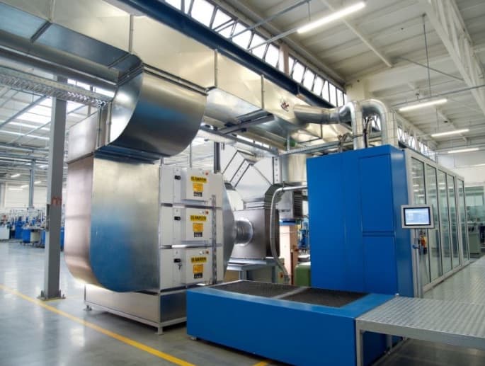 Filteranlage CNC-Betrieb