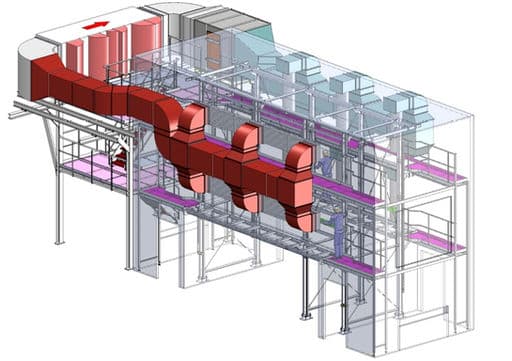 Belüftung Gärzelle Großbäckerei